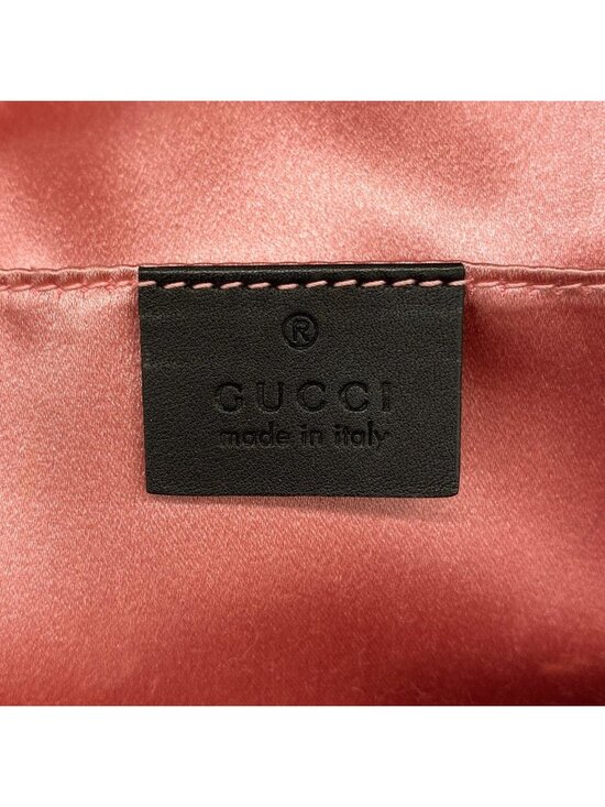 Gucci Backpack GG Marmont Velvet Black Gold main image 9
